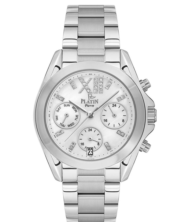 PLATİN PİERRE KADIN KOL SAATİ